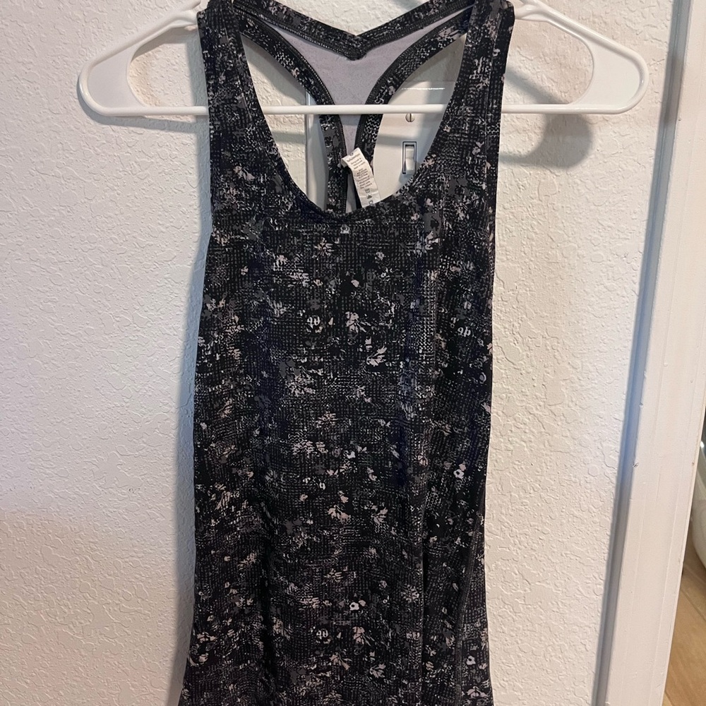 Lululemon Athletica Monochrome Patterned Tank